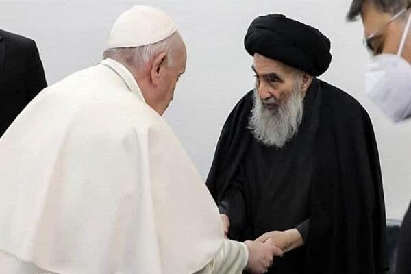 پیام تشکر پاپ از آیت‌الله سیستانی به مناسبت سالروز دیدار با ایشان