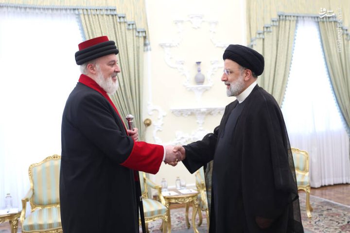 دیدار رئیسی با رهبر جهانی کلیسای شرق آشوری