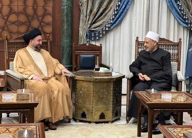 دیدار عمار حکیم با احمدالطیب شیخ الازهر