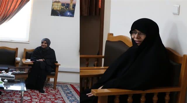مسئول بانوان خوجه های ماداگاسکار با مدیر پردیس خواهران