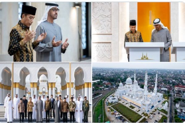 افتتاح مسجد شیخ زاید در اندونزی