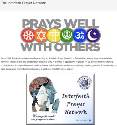 شبکه دعای بین ادیان ترفندی از بهائیت برای آشکارسازی