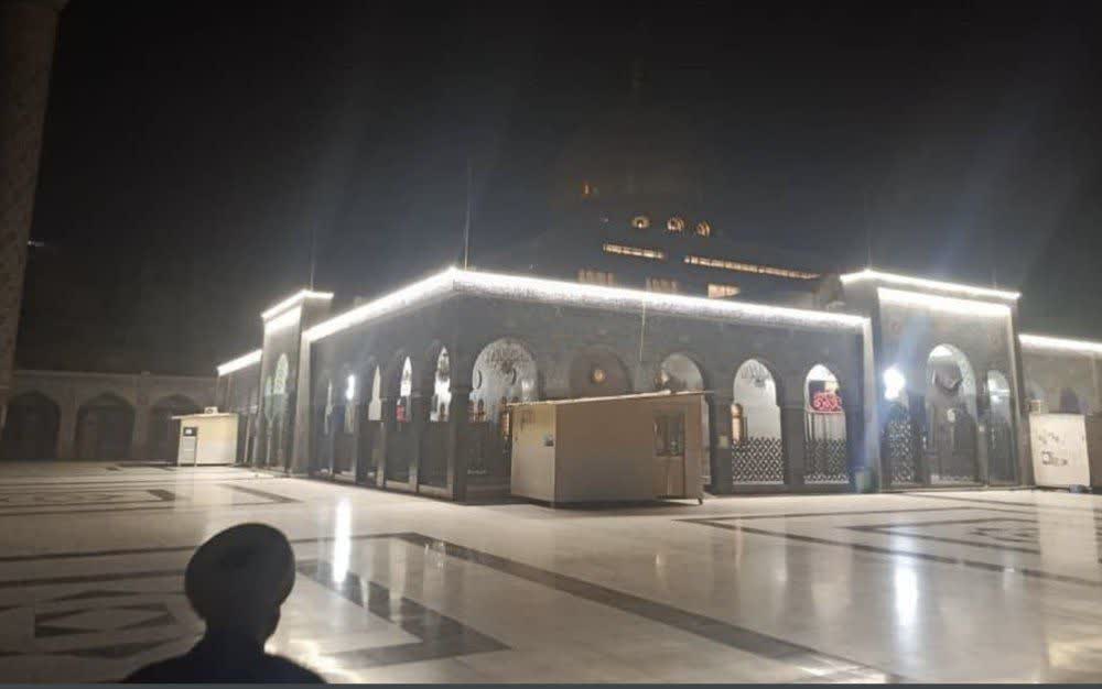 چراغ های حرم حضرت زینب(س) خاموش شد